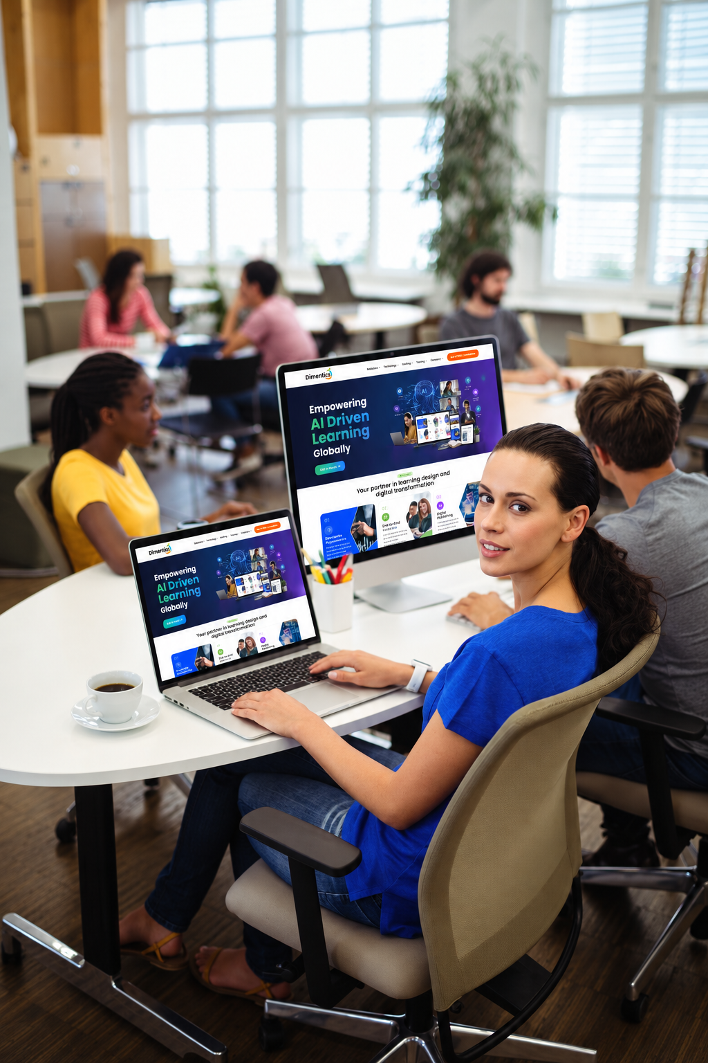 Collaborative Workspace with AI Learning Website
